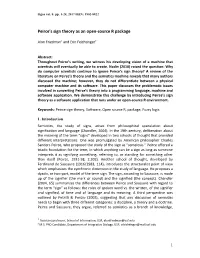 Peirce's Sign Theory As an Open-Source R Package