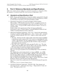 6. Part 6: Reference Standards and Specifications Note: Each Citation Indicates Whether the Cited Work Is Normative Or Informative Within This Standard