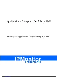 Application Accepted