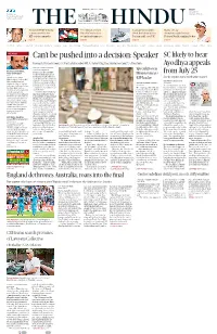 Can't Be Pushed Into a Decision: Speaker