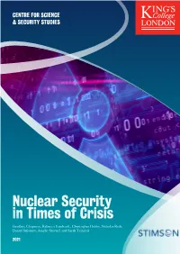 Nuclear Security in Times of Crisis Handbook