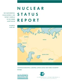 Nuclear Status Report Additional Nonproliferation Resources