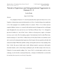 Narrative Experience and Intergenerational Aggression in Genesis 6:1-9