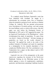 Professor Charles Lapworth