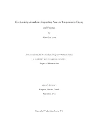 Decolonizing Anarchism: Expanding Anarcha-Indigenism in Theory