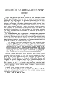 Jerome Frank's Fact-Skepticism and Our Future*