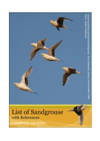 Sandgrouserefs Ver1.0.Pdf