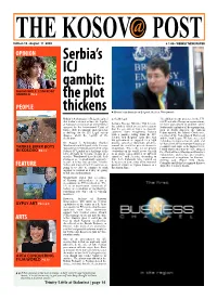 Serbia's ICJ Gambit: the Plot
