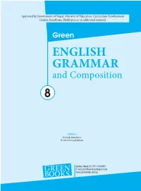 ENGLISH GRAMMAR and Composition 8