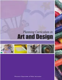Planning Curriculum in Art and Design