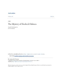The Mystery of Sherlock Holmes