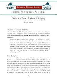 2. Tudor and Stuart Trade and Shipping 3
