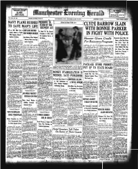BARROW SLAIN with BONNIE PARKER in Ncht with POUCE