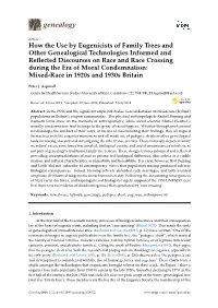 How the Use by Eugenicists of Family Trees and Other Genealogical