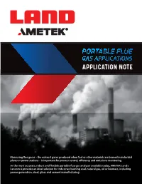 Portable Flue Gas Applications