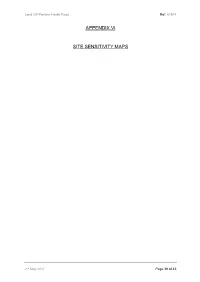 Appendix Vi Site Sensitivity Maps