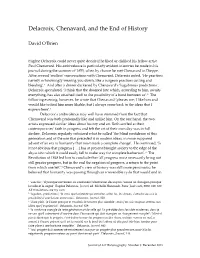 Delacroix, Chenavard, and the End of History