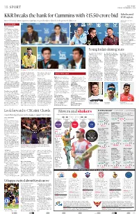 KKR Breaks the Bank for Cummins with ₹