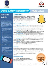 MVC Online Safety Newsletter