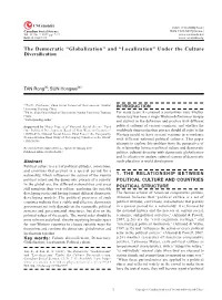 The Democratic “Globalization” and “Localization” Under the Culture Diversification