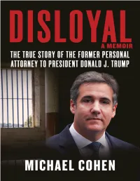 2020 Michael Cohen