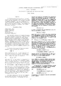 Automatic Program Synthesis in Second-Order Logic