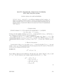 Beatty Sequences, Fibonacci Numbers, and the Golden Ratio