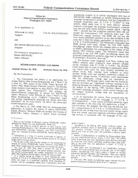 Federal Communications Commission Record 11 FCC Red No.7