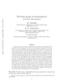 Frobenius Groups of Automorphisms and Their Fixed Points