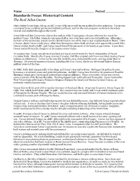 Historical Context the Real Julius Caesar