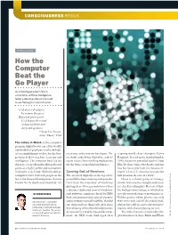 How the Computer Beat the Go Player