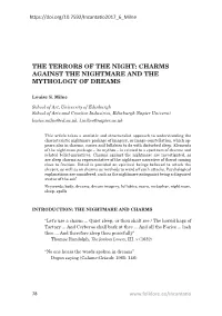 Charms Against the Nightmare and the Mythology of Dreams