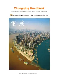 Chongqing Handbook All Essential Information You Need to Know About Chongqing