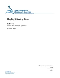 Daylight Saving Time