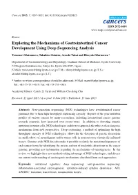 Exploring the Mechanisms of Gastrointestinal Cancer Development Using Deep Sequencing Analysis