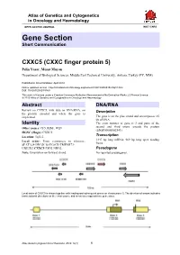 Gene Section Short Communication