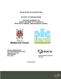 Shlaa Sites Valuation Study As Part of Evidence Base