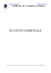 Statuto Comune S.Maria La Fossa