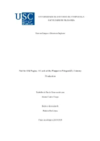 A Look at the Flapper in Fitzgerald's Literary Production