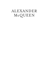 ALEXANDER Mcqueen in Partnership With
