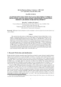 An Innovative Solution to Nasa's Neo Impact Threat