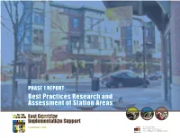 Best Practices Research and Assessment of Station Areas