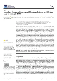 Modeling Dynamic Processes of Mondego Estuary and Óbidos Lagoon Using Delft3d