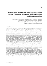 Propagation Models and Their Applications in Digital Television Broadcast Network Design and Implementation 9