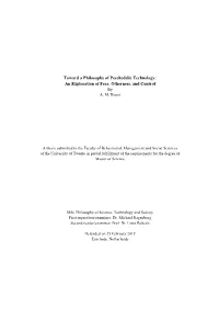 Toward a Philosophy of Psychedelic Technology: an Exploration of Fear, Otherness, and Control by A