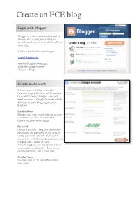 Blogger Tools