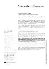 Régulation Du Secteur Laitier En Algérie Entre Sécurité Alimentaire Et Dévelop- Pement D’Une Production Locale : Synthèse