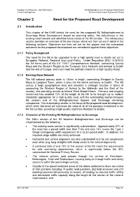 Chapter 2 Need for the Proposed Road Development