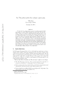 No Tits Alternative for Cellular Automata