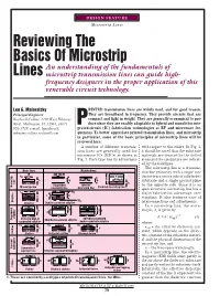 Reviewing the Basics of Microstrip
